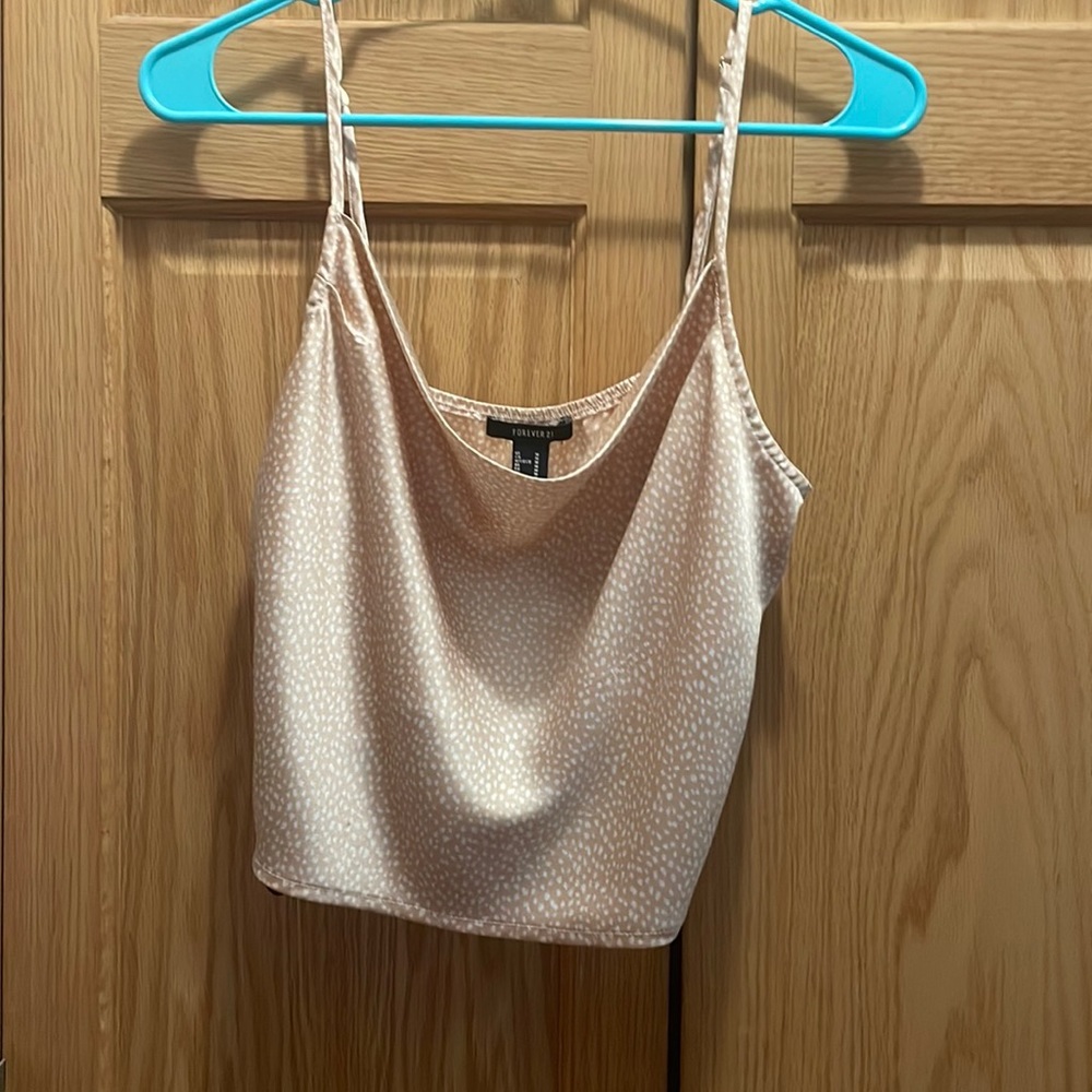 Silky dotted tank